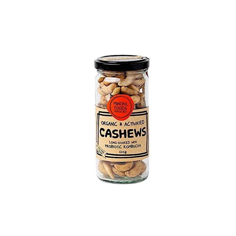 Mindful Foods Organic & Activated Cashews 120 g