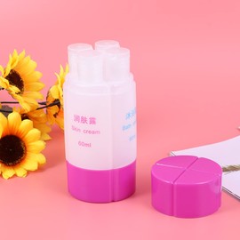 OSALADI 1pc Set Liquid Travel Size Bottles Travel Size Toiletries for Women Bar Soap Travel Container Makeup Container Travel Bottles Leakproof Travel Bottle Soap Dispenser Purple Portable