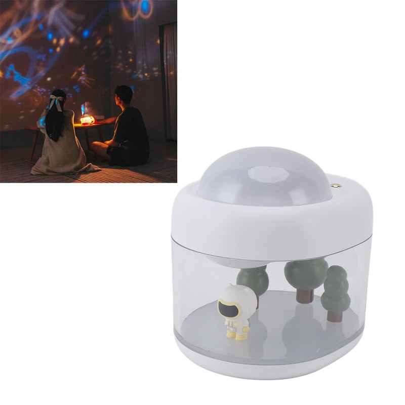 Mist Humidifier 500ml USB Landscape Diver Projector Air Humidifier for