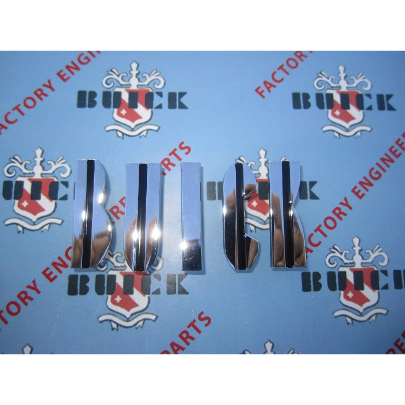 CARS, Inc. 1954 Buick Hood Letters, Die Cast Chrome as