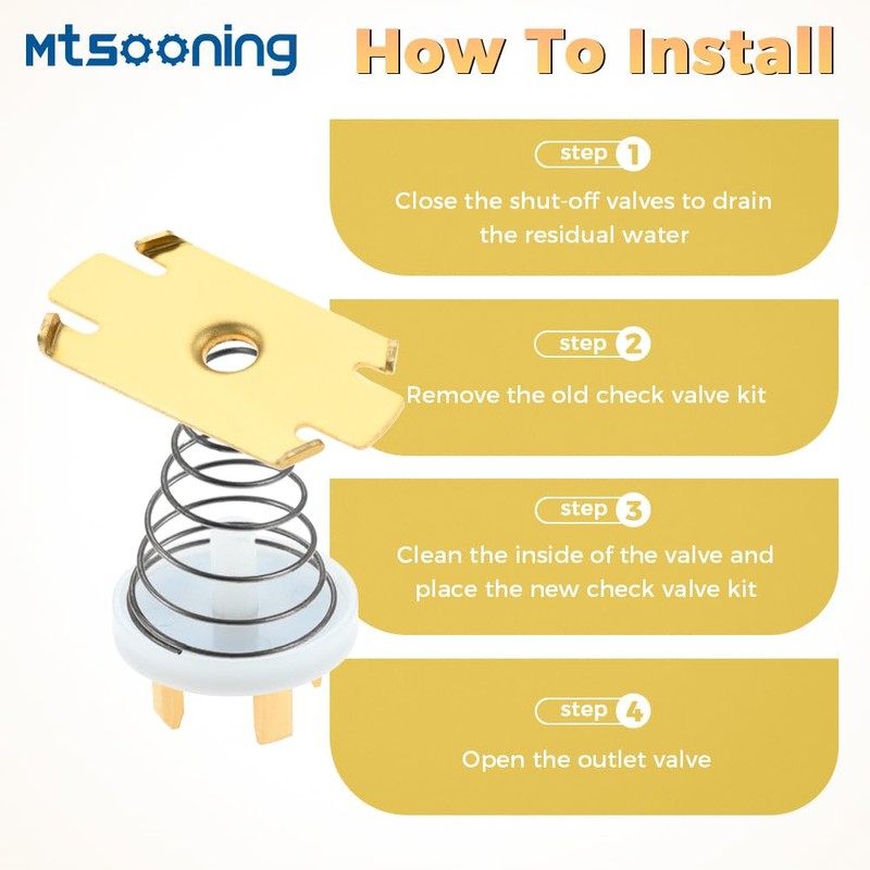 Mtsooning 905-052 765 Check Valve Assembly Repair Kit Replacement for