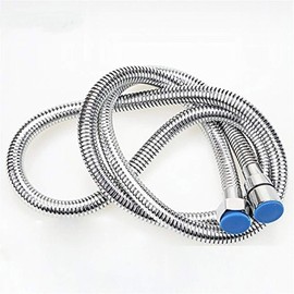 PEAKTREND Shower Hose 118 inches Extra Long Flexible Stainless Steel Tube for Handheld Shower Head Explosion Proof Replacement Hose with Brass Fitting