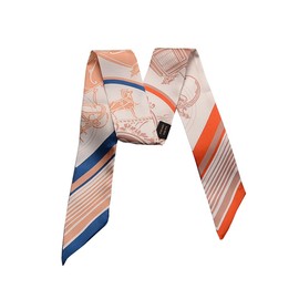 JERLA 100% Mulberry silk Scarf Head Hair Ribbon Handbag Handle wrap Tie Bundle Scarf Neckerchief Scarf for women