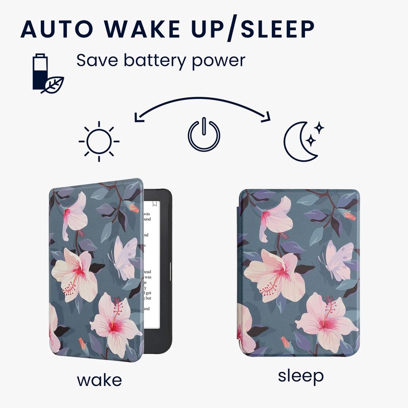 kwmobile Flip Case Compatible with Kobo Clara 2E / Tolino