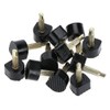 Candeon Heel Tips, 60 Pieces (5 Different Sizes), Repair Tips