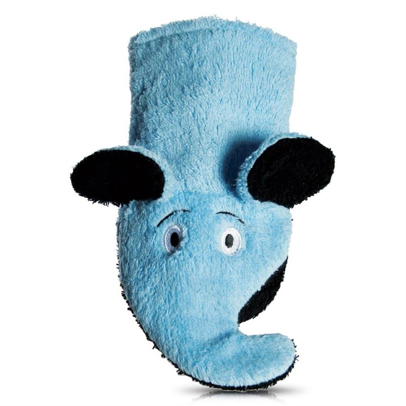 Out of the Blue Blue Elephant Cotton Wash Mitt Multicolor