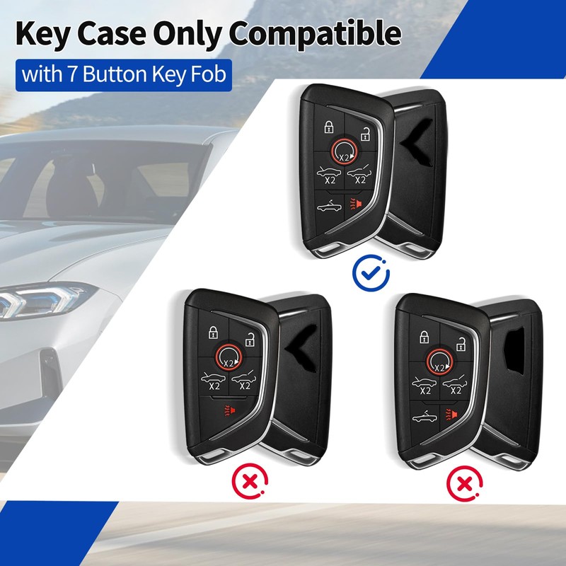 Key Fob Cover Fits for Corvette C8 Z51 Z06 2020-2026