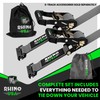 Rhino USA E Track Ratchet Tie Down Straps (4,500lb Break