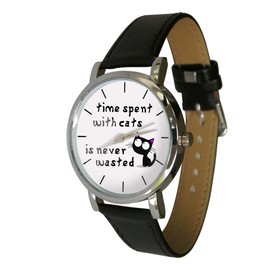 Time Spent with Cats Design Watch. Ideal Cat Gift Idea for Any Cat Lover