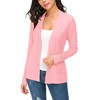 Women's Elegant Casual Long Sleeve Elastic Cardigan, Lightweight Solid Knitted