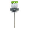 Shinwa Sokutei 73012 Thermometer, V-4, Round T-Shape, White Scale