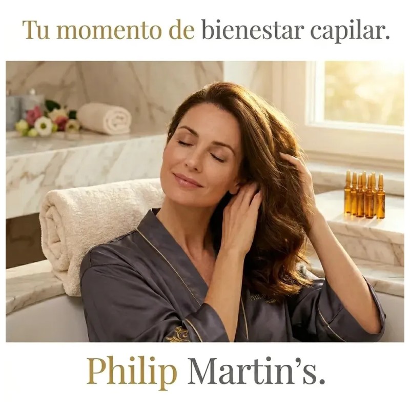 Ampolletas Capilares Phillip Martins Restaurador Anticaída 12x7ml Tratamiento Profesional Cabello