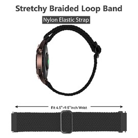 FYISWHO Nylon Strap for Polar Ignite / Ignite 2 / Ignite 3, 20 mm Sports Wristbands, Watch Strap, Replacement Strap for Polar Unite/Pacer