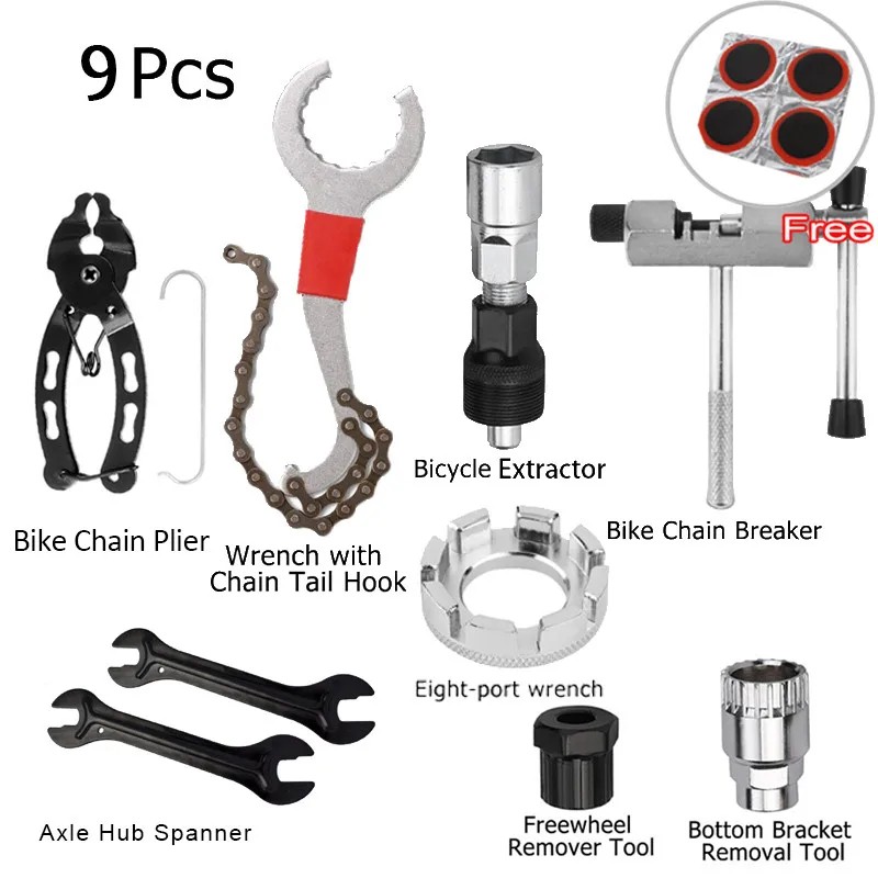 Bicycle Repair Tool Kit for MTB & Road Bikes –