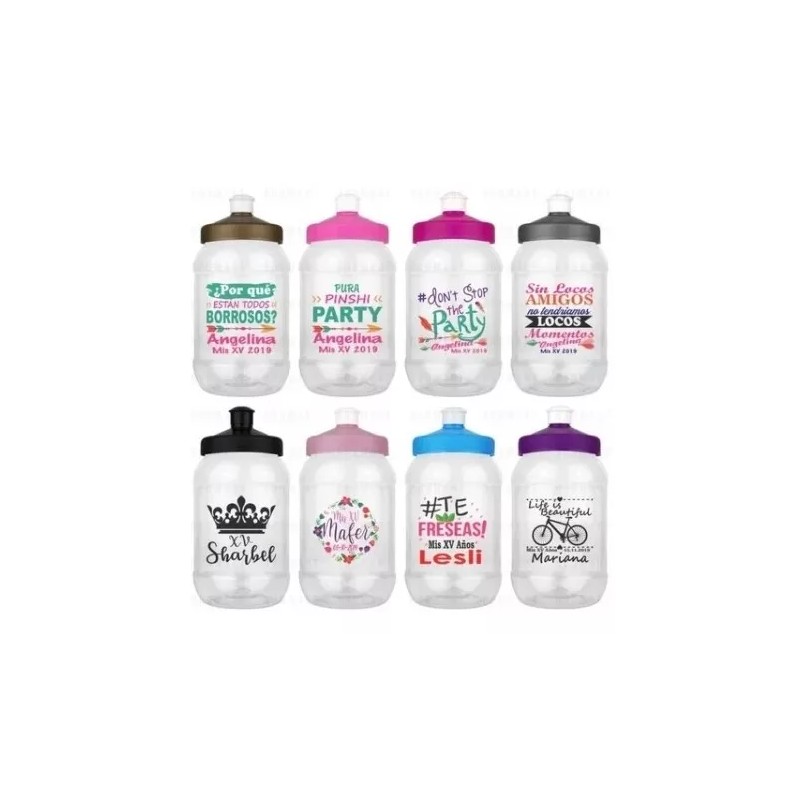 generico Cilindro,dulcero,bule 500ml Chupon 40 Piezas Personalizadas