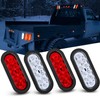 Nilight 4PCS 6" Oval LED Trailer Tail Lights 4PCS 10