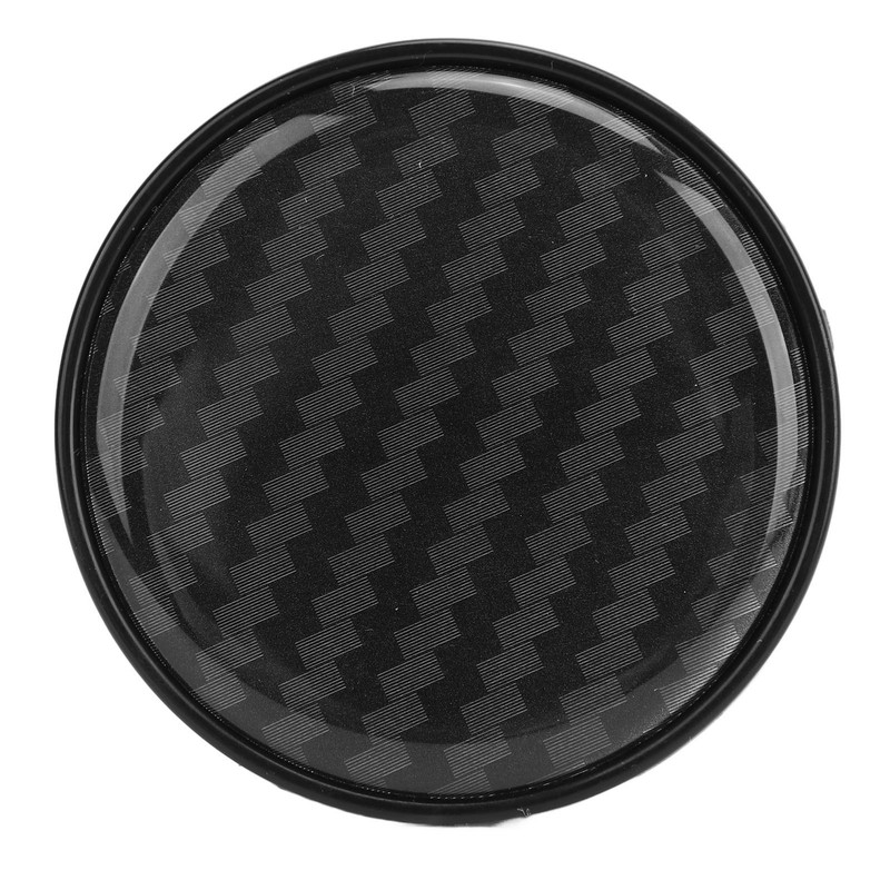 4pcs Wheel Center Caps Plastic Universal Carbon Fiber Style Center