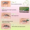 Kit de Extensiones de Pestañas Raíces Invisibles Keyyou Fairy Espesor