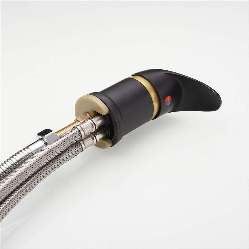 Brass Salon Shampoo Bowl Faucet and Sprayer Kit for Shampoo