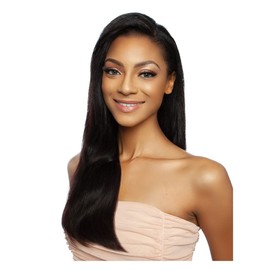 Pristine Brazilian Virgin Remy 7PCS Clip In Hair Extension - STRAIGHT 18" (NATURAL BLACK)