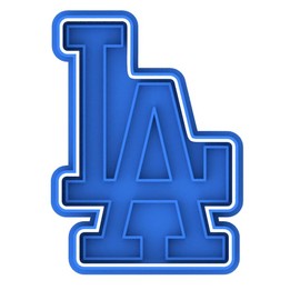 Dodgers Cookie Cutter & Stamp