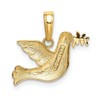 Core Gold 14k Polished Dove Charm