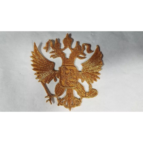 Unbranded Gold Metallic Double Eagle w Crown Slavic Coat of