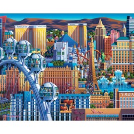 Dowdle Jigsaw Puzzle - Las Vegas Great Wheel - 500 Piece