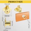 Yaocom 12 Set Cabinet Locks with Keys Fits 7/8 Inch