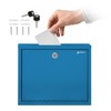 Adir Metal Suggestion Box with Lock and Slot, Wall Mount
