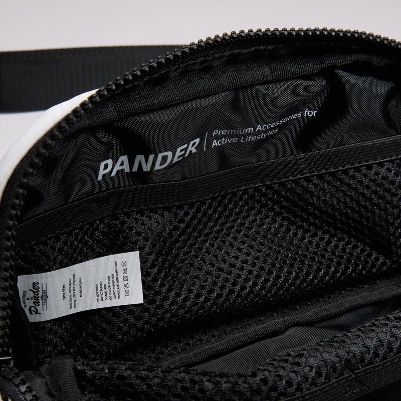 Pander Double Zipper Fanny Pack Nylon Everywhere Belt Bag, Fashion