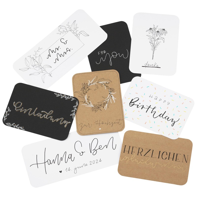 25 Cards DIN A6 10.5 x 14.8 cm 350 g/m²