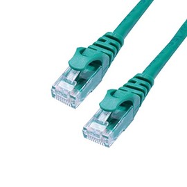 Grandmax 10 Pack - CAT6 1 Foot UTP Ethernet Network Patch Cable, Multiple Colors and Sizes, Molded Snagless Boot/Green