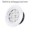 MECCANIXITY Round Air Vent 6 Inch Adjustable Pattern Screen Grille