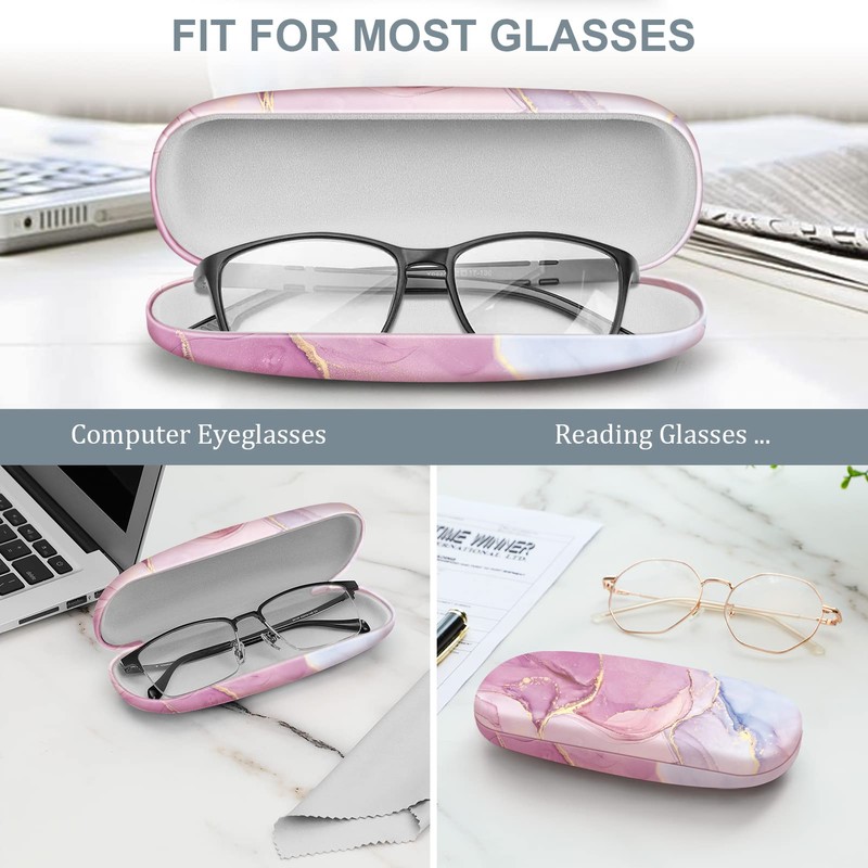 Fintie Hard Case Glasses Case, Portable Hard Glasses Case with