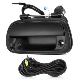 ACAUTO Tailgate Handle Backup Camera Fit for Toyota Tundra 2000-2006 Tailgate Reversing Rear View Park Assist Camera RCA Plug Replaces 819952028013