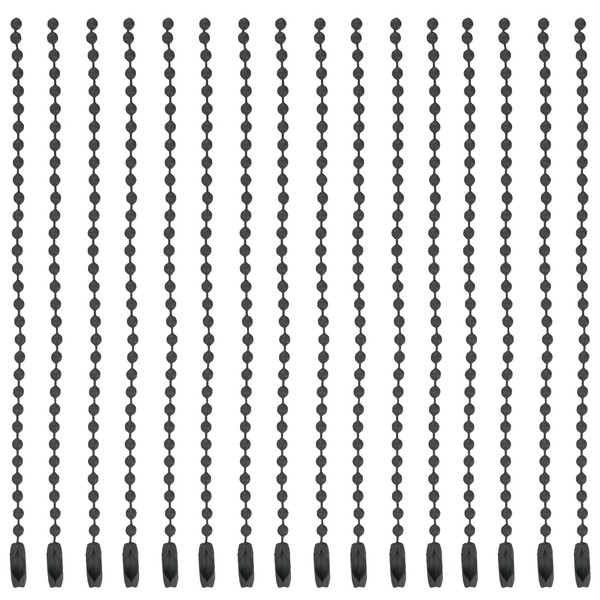 MECCANIXITY Ball Bead Chain Beaded Necklace Chains 5 Inch Adjustable