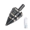 Jerax tools 1/4 to 1-3/8 Inch Step Drill Bit Straight