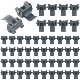 Dreyoo 50 Pcs Cabinet Restrictor Clips, 86 Degree Angle Restriction Hinges Clips, Compatible with Blum 38C315B3, Plastic Restraints for American Kitchen Cabinet Door
