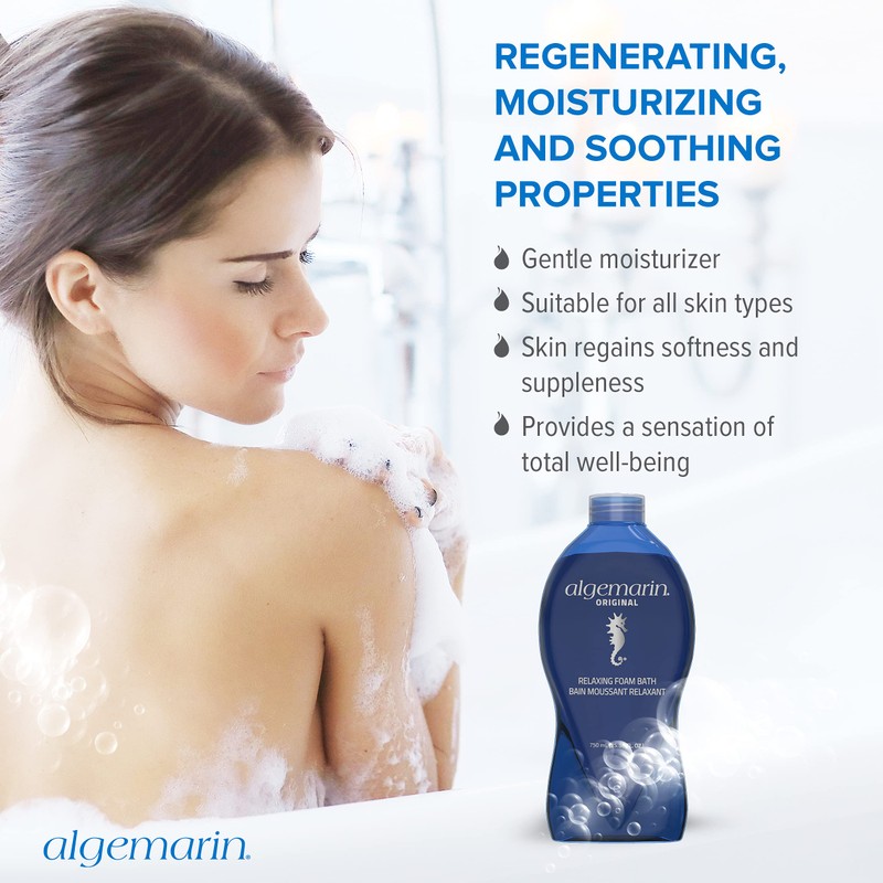 Algemarin Original Scent Foam Bath – European Sea Algae Aromatherapy