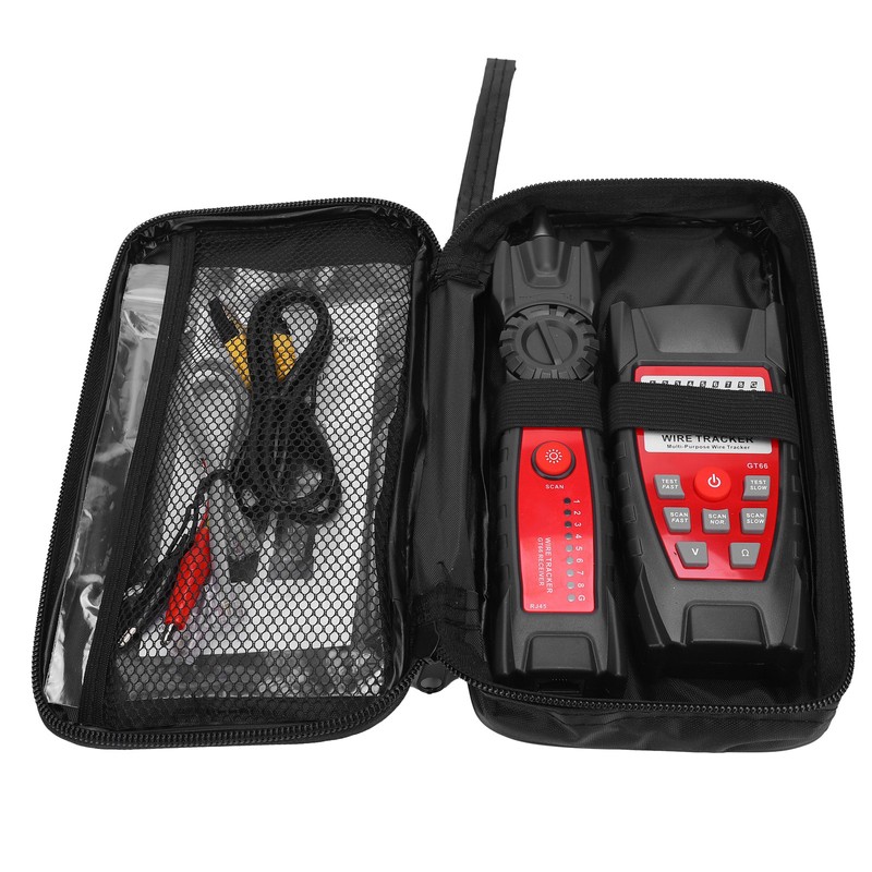 GT66 RJ11/RJ45 Multifunctional Cable Tester Line Finder Net Cable Detector