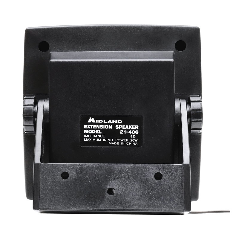 Midland- 21-406 Heavy-duty 20W Deluxe External Speaker - Swivel Base