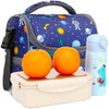 FlowFly Kids Double Decker Cooler Insulated Lunch Bag Large Tote