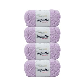 WOAFashions - Hilo de ganchillo y tejido a mano (lila) (400 g)