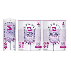 Kao New Quickle Wiper, Handy Main Unit, 2.4 oz (69 g) + Replacement Set (3 Sheets x 2 Pieces)