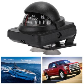 Car, Adjustable Foldable Navigation Direction Pointing Guide Ball Dash Mount Vehicle Interior Dashboard Guidance Finding Direction for Auto Car Boat RV