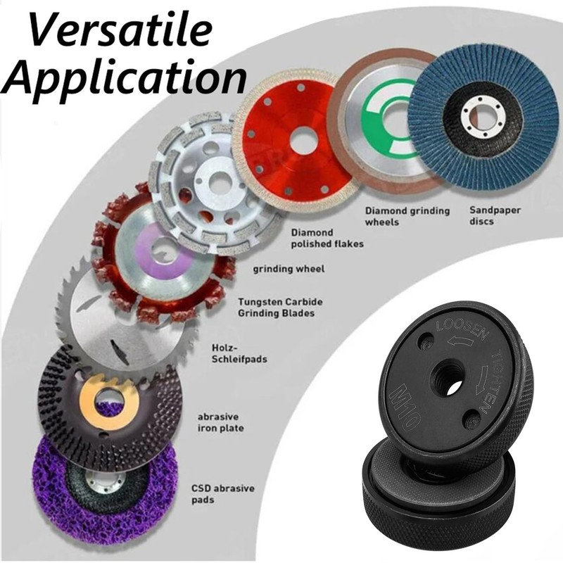 Gasea M10 Thread Hand Tighten Quick Change Heavy Duty Locking