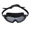 Swim Goggles with Earplugs PC Silicone Clear Lens Wide View