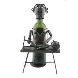 Imported Gift Depot Metal Chiropractor Wine Bottle Holder Character