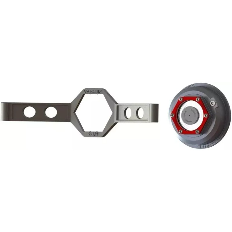 Valcrum 2-Valcrum Hub Cap Wrench 2-1/2” Hex with 2-1/4” Hex